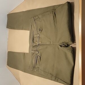 Michael Kors Size 2 Army Green Skinny Jeans NWOT